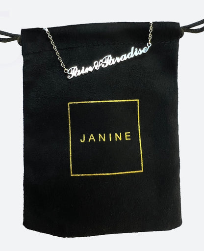 Pain and Paradise Necklace - Silver