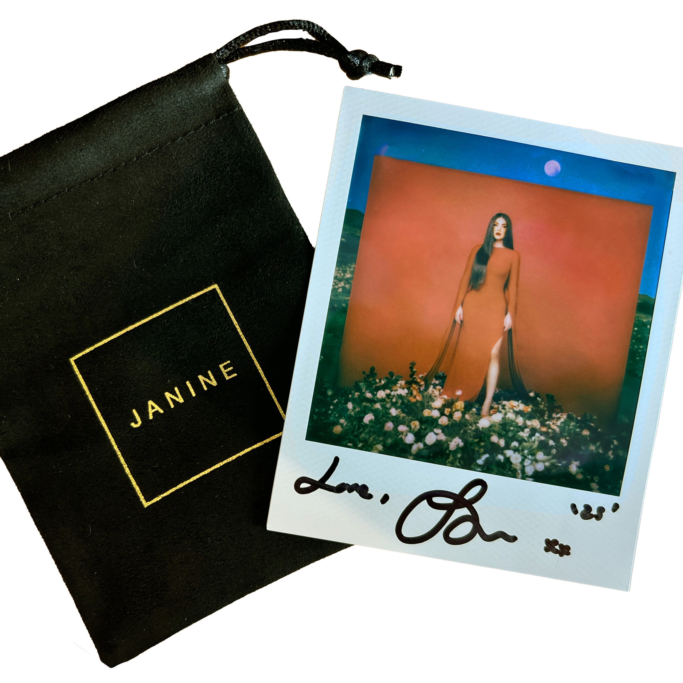 Pain and Paradise Signed Polaroid – Janine