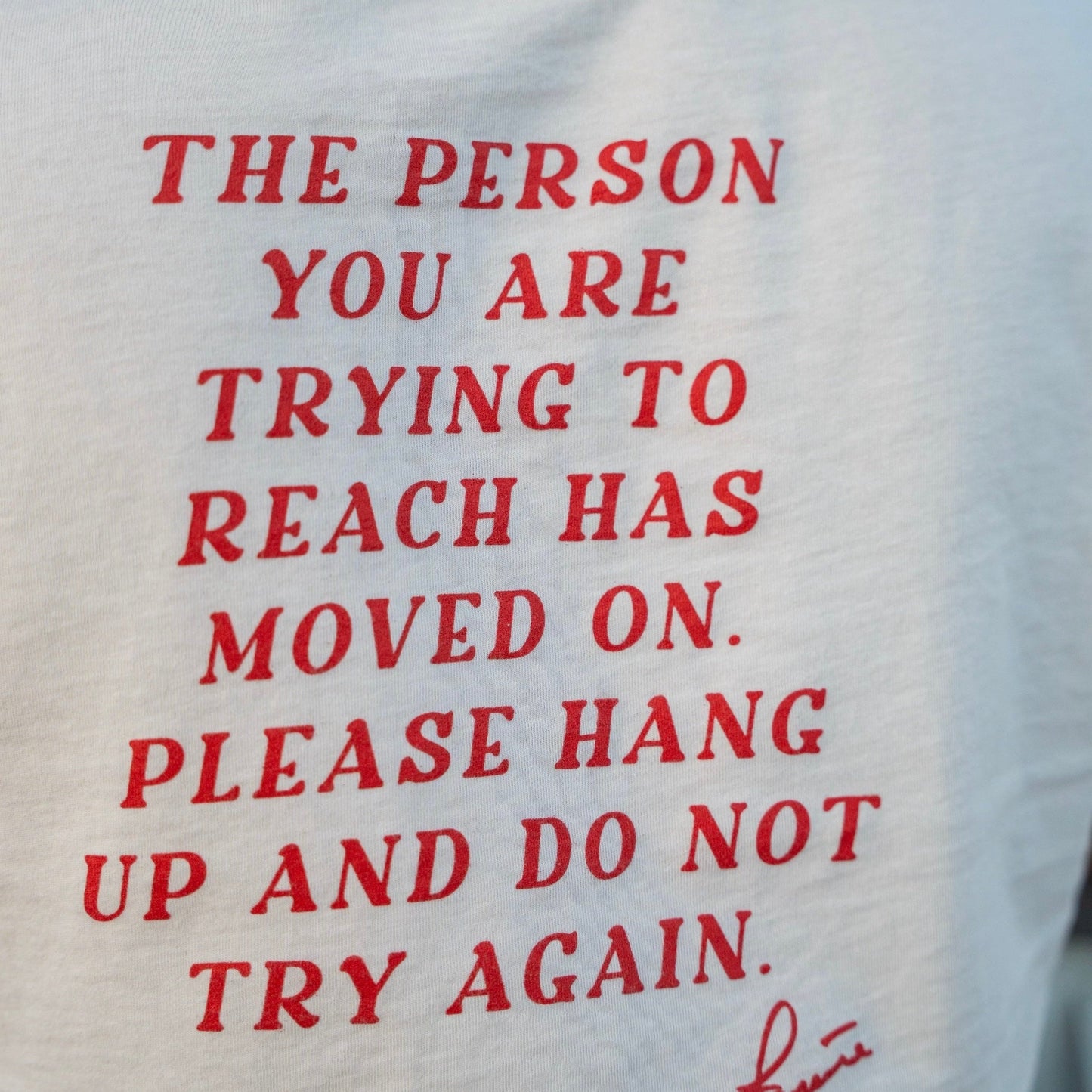 Thank You For Breaking My Heart Crop Tee - Vintage White