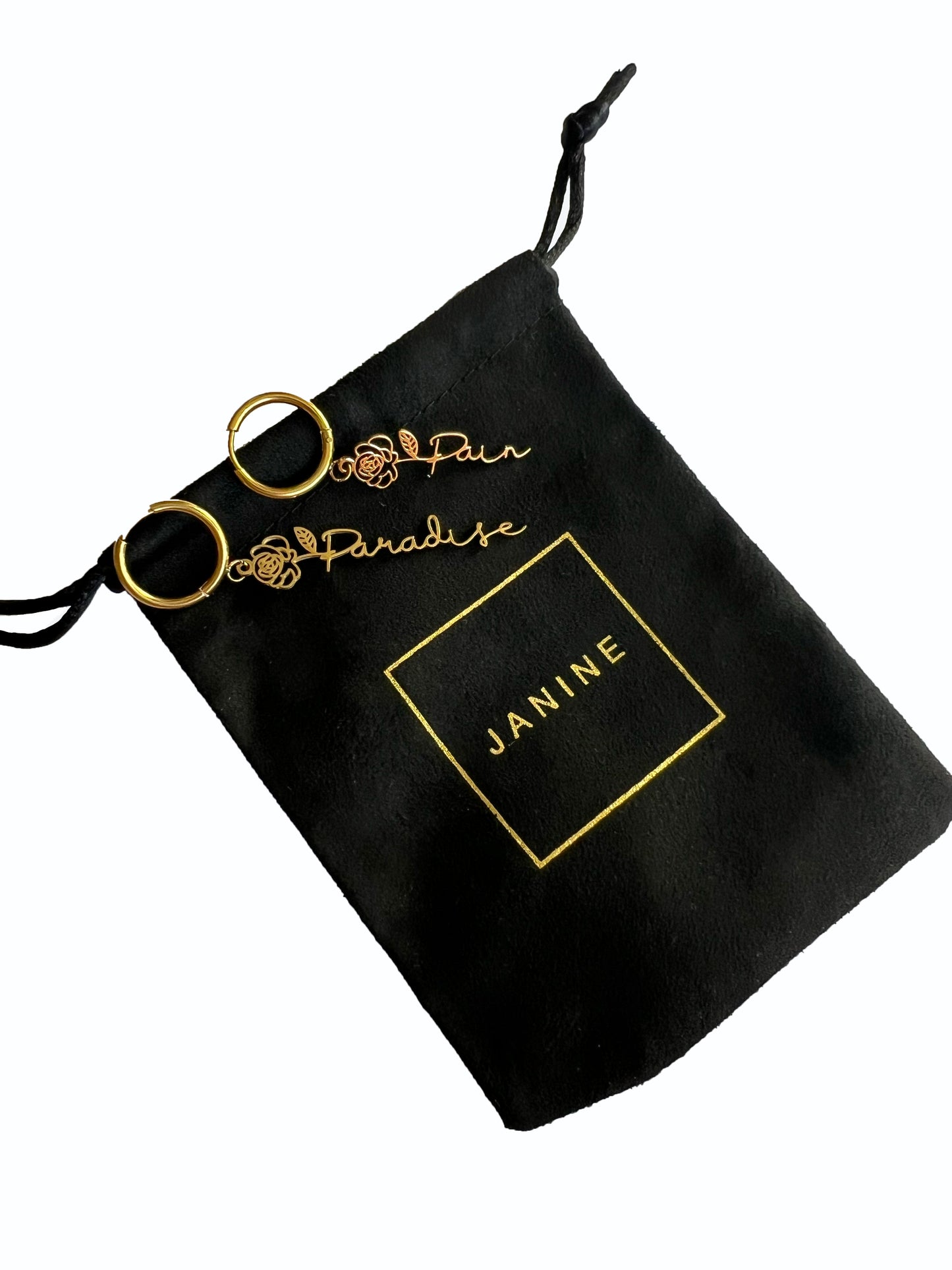 Pain and Paradise Earrings - 18K Gold Plated