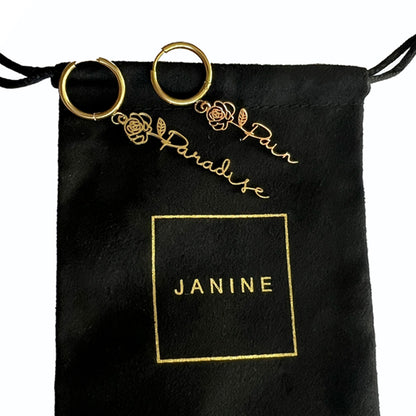 Pain and Paradise Earrings - 18K Gold Plated