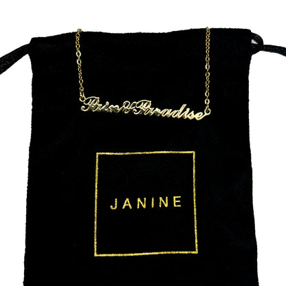 Pain and Paradise Necklace - 18K Gold Plated