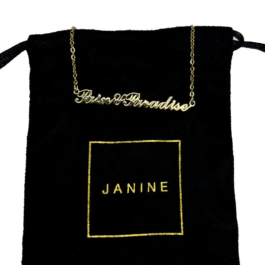 Pain and Paradise Necklace - 18K Gold Plated