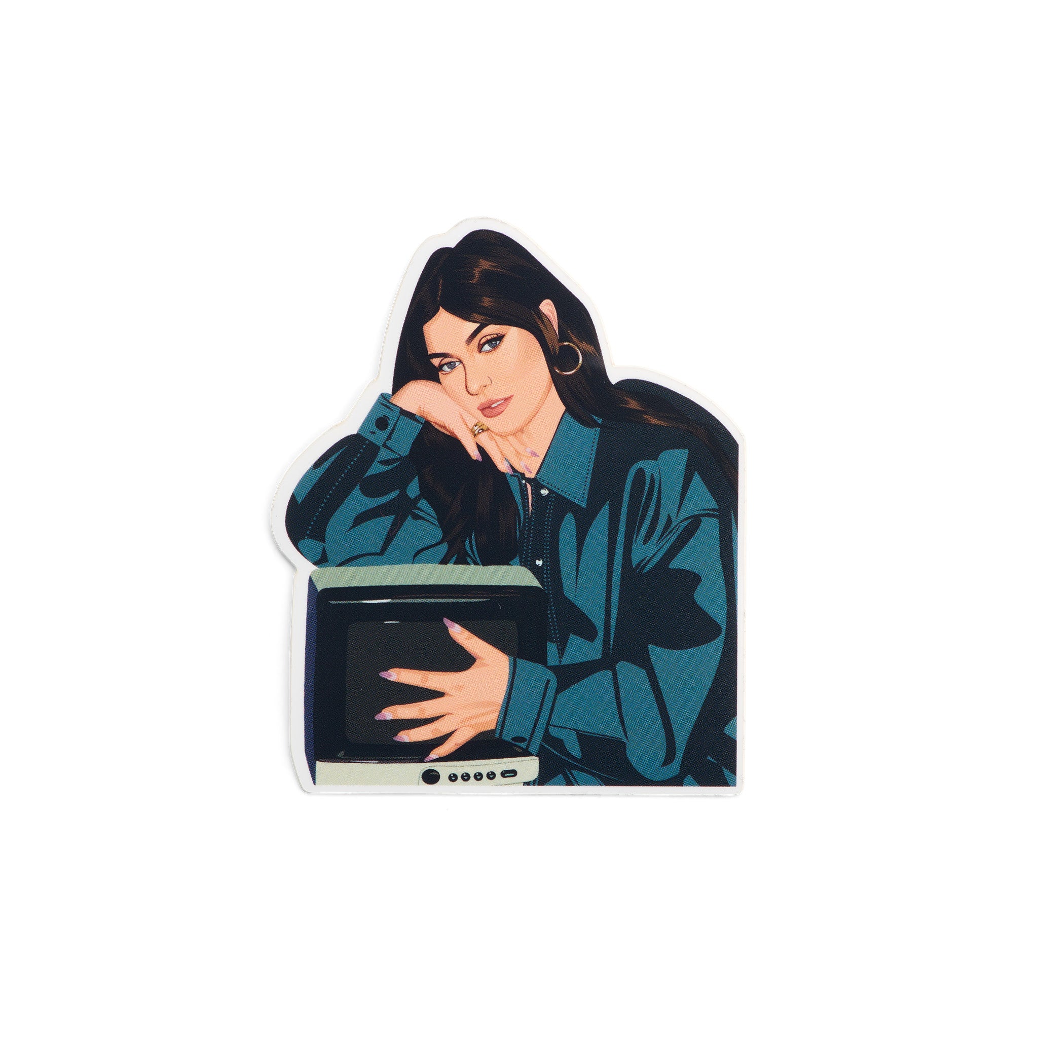 Janine Sticker Cartoon Sticker – Janine