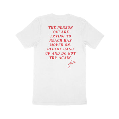 Thank You For Breaking My Heart Unisex Tee - White