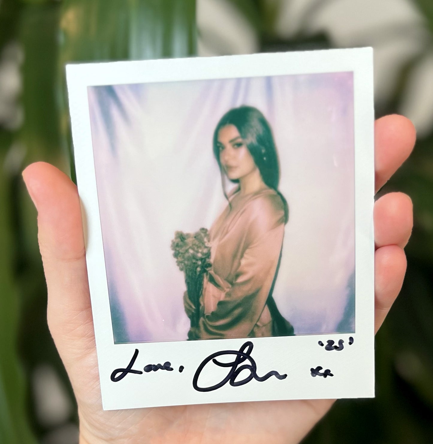 Loving Me Signed Polaroid
