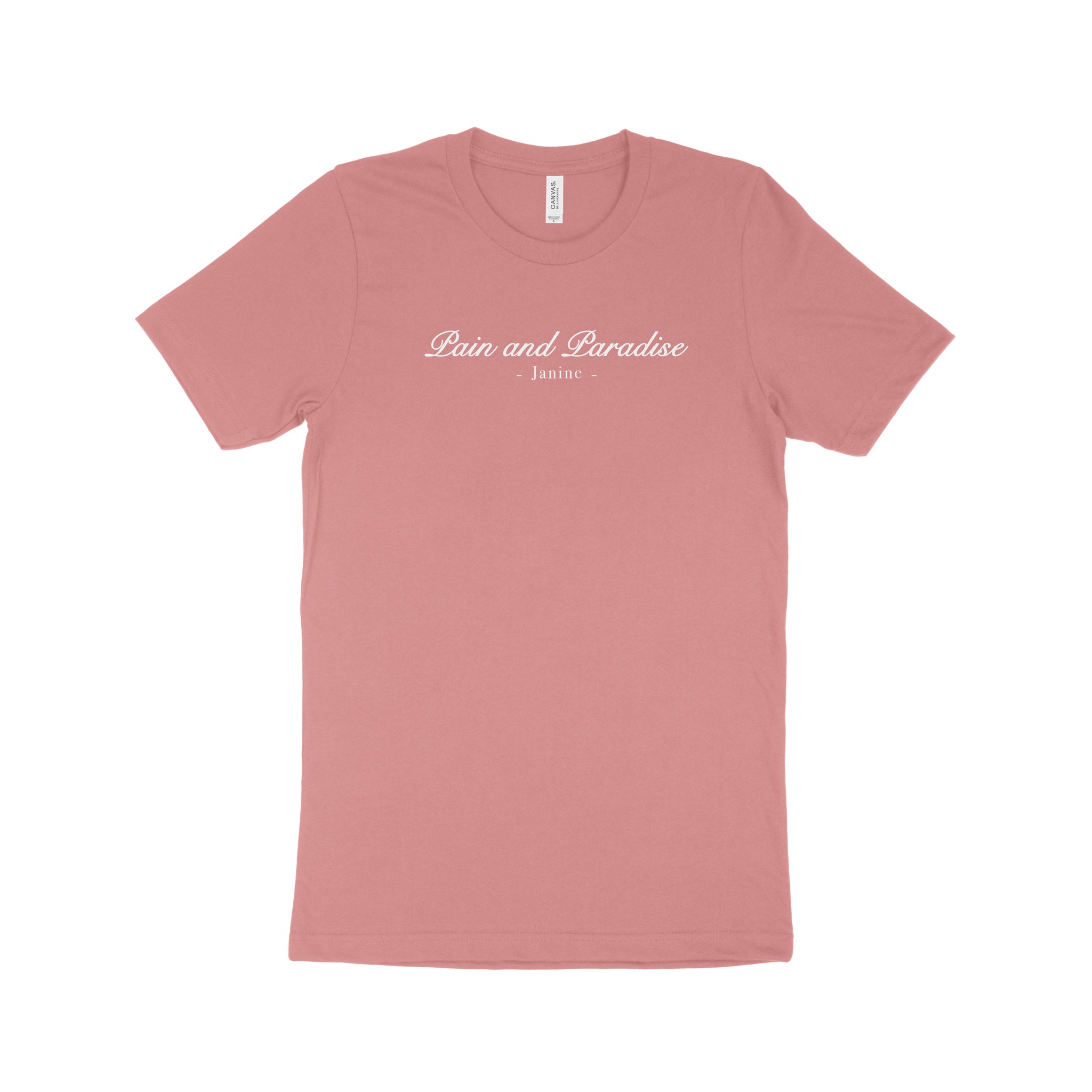 Pain and Paradise Script Tee – Janine