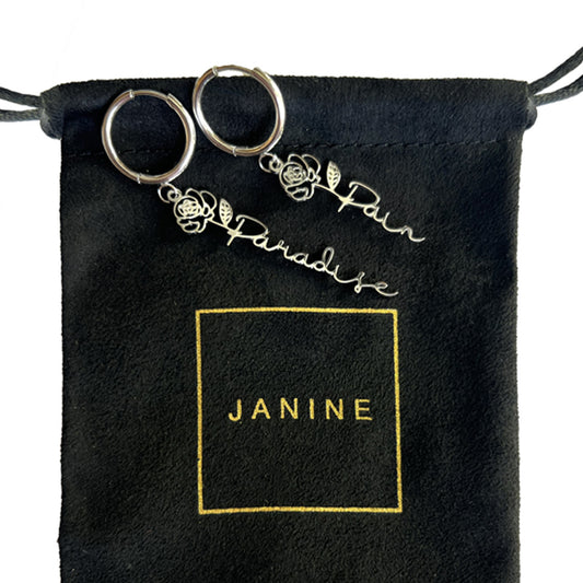 Pain and Paradise Earrings - Silver